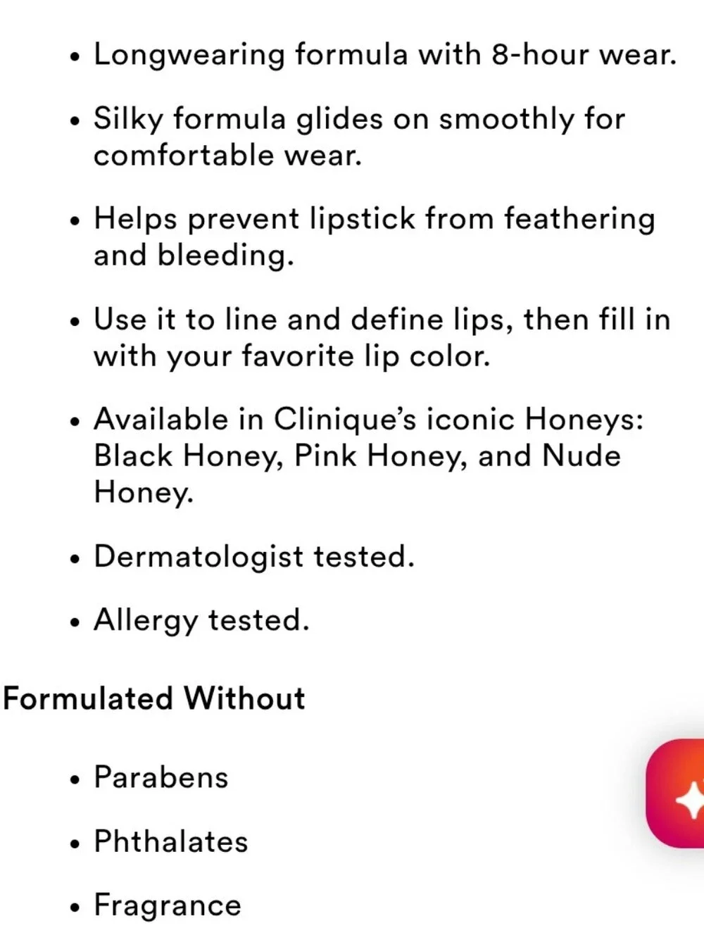 CLINIQUE Black Honey Quickliner For Lips